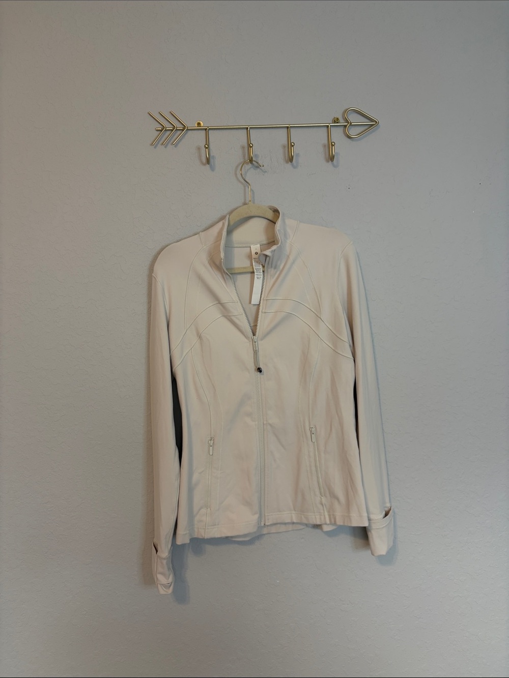 Lululemon Define Jacket White/Off White Size 12 NWOT